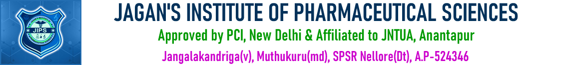 JAGAN'S INSTITUTE OF PHARMACEUTICAL SCIENCES